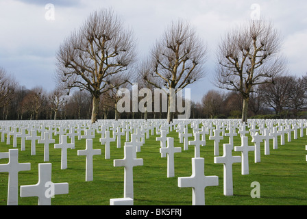 US-Soldatenfriedhof und Gedenkstätte Margraten in der Nähe von Maastricht, Niederlande Stockfoto