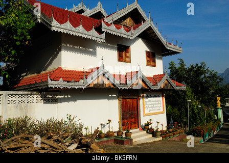 Wat Phra Non Tempel in Mae Hong Son, Thailand, Südostasien Stockfoto