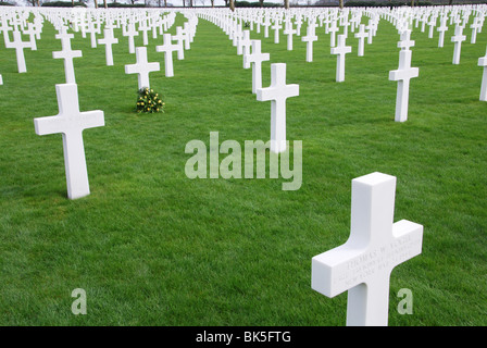 US-Soldatenfriedhof und Gedenkstätte Margraten in der Nähe von Maastricht, Niederlande Stockfoto