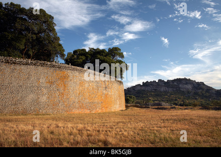 Die antiken Ruinen von Great Zimbabwe, Afrika, Simbabwe, UNESCO-Weltkulturerbe Stockfoto