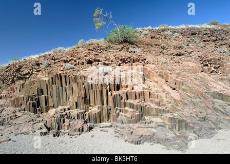 Orgel Rohre, UNESCO-Weltkulturerbe, Twyfelfontein, Namibia, Afrika Stockfoto