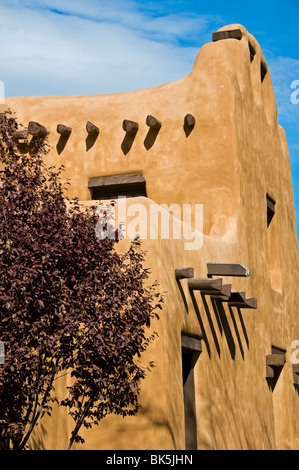 Typische Architektur Santa Fe New Mexico Stockfoto