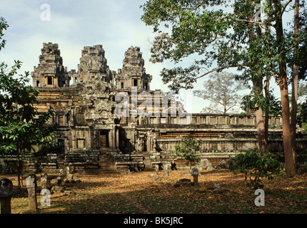 TA Keo, aus dem 10. und 11. Jahrhundert, Angkor, UNESCO-Weltkulturerbe, Kambodscha, Indochina, Südostasien, Asien Stockfoto