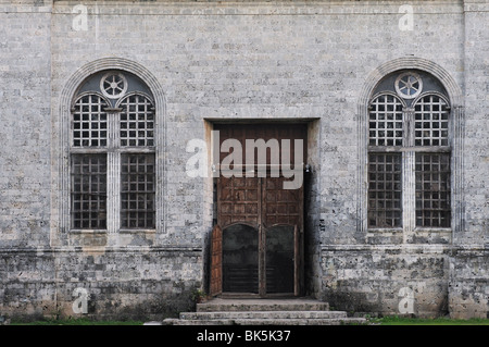 Hintereingang des Kirche Dauis auf Panglao Island, Bohol, Phiilippines, Südostasien, Asien Stockfoto