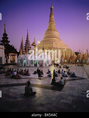 Shwedagon-Pagode in Yangon (Rangoon), Myanmar (Burma), Asien Stockfoto