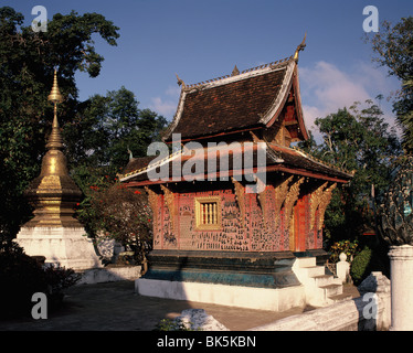 Wat Mai Suwannaphumaham, Luang Prabang, UNESCO-Weltkulturerbe, Laos, Indochina, Südostasien, Asien Stockfoto