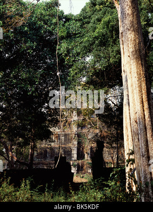 Prang Prasathom, aus dem 10. Jahrhundert, Koh Ker, Kambodscha, Indochina, Südostasien, Asien Stockfoto