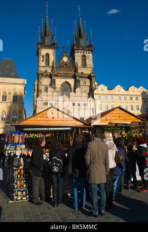 Staromestsky Jarmark alte Stadt Messe Februar 2010 Prag Tschechische Republik Europa Stockfoto