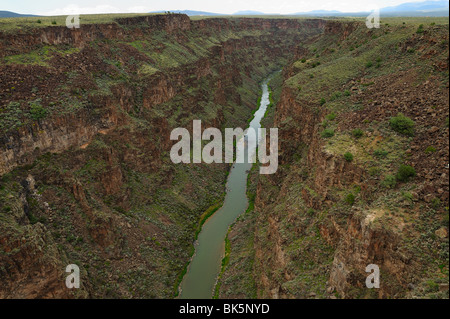 Rio Grande River in der Nähe von Taos City, New Mexiko. Stockfoto