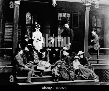 General Ulysses S. Grant und Familie 1886 Stockfoto