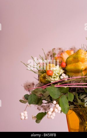 Herbst-Gesteck Stockfoto