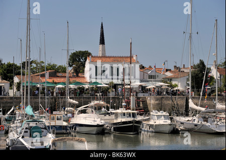 Hafen von Ars-En-Re, Ile de Ré, Charente-Maritime, Frankreich, Europa Stockfoto