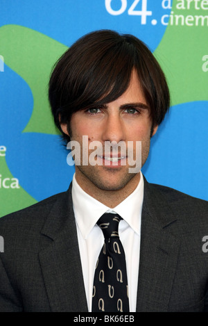 JASON SCHWARTZMAN der DARJEELING LIMITED PHOTOCALL 64TH Venedig FILM FESTIVAL LIDO Venedig Italien 3. September 2007 Stockfoto