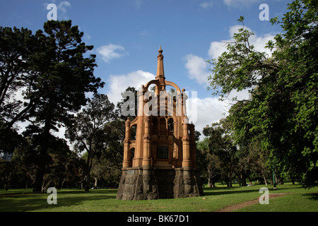 Boer-Krieg-Denkmal für die viktorianischen 5. Kontingent / viktorianischen angebrachte Gewehre bei Kings Domain in Melbourne, Victoria, Australien Stockfoto