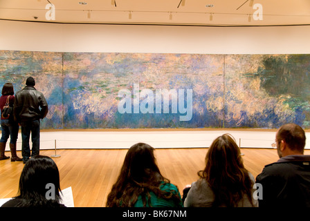 skærm sneen barbermaskine New York City MOMA - Claude Monet, Seerosen Stockfotografie - Alamy