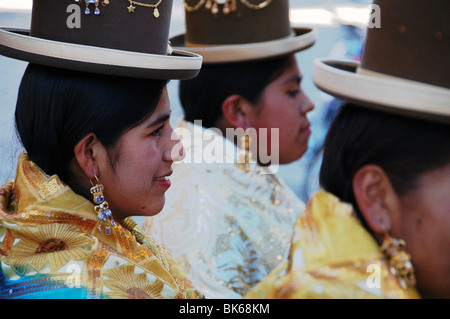 Indische Schönheitswettbewerb in La Paz, Bolivien Stockfoto