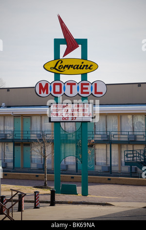 Lorraine Motel, wo King ermordet wurde, ist heute National Civil Rights Museum, Memphis, Tennessee Stockfoto