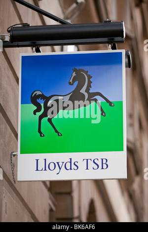 Lloyds TSB Bank Zeichen UK Stockfoto