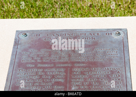 Botany Bay, der Landeplatz von Captain Cook, Sydney, Australien. Stockfoto