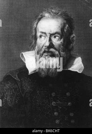 GALILEO GALILEI - italienischer Astronom und Mathematiker (1564-1642) Stockfoto