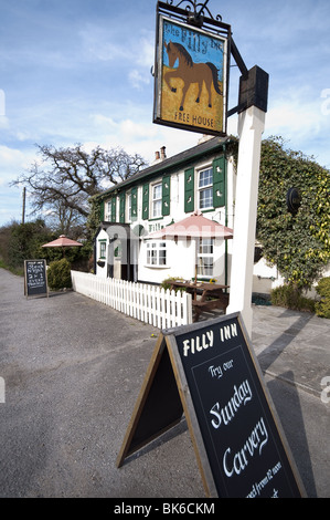 Die Filly Inn, Setley, Nr Brockenhurst, New Forest, Hampshire, UK Stockfoto