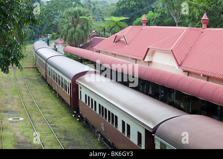 Der Bahnhof in Kuranda in die Atherton Tablelands, Queensland, Australien. Stockfoto