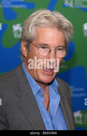 RICHARD GERE I 'm NOT THERE PHOTOCALL 64TH Venedig FILM FESTIVAL LIDO Venedig Italien 4. September 2007 Stockfoto