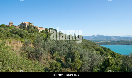 Populonia Alta etruskischen Hügel Stadt Toskana Stockfoto