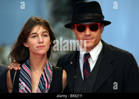 CHARLOTTE GAINSBOURG & HEATH LEDGER, die ich nicht da bin PREMIERE 64. Venedig FILM FESTIVAL LIDO Venedig 4. September 2007 Stockfoto