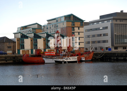 Dundee City Kai Wohn-Entwicklung Stockfoto