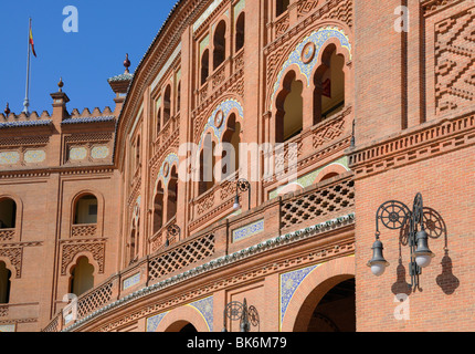 Madrid, Spanien. Stierkampfarena Las Ventas / Plaza de Toros Stockfoto
