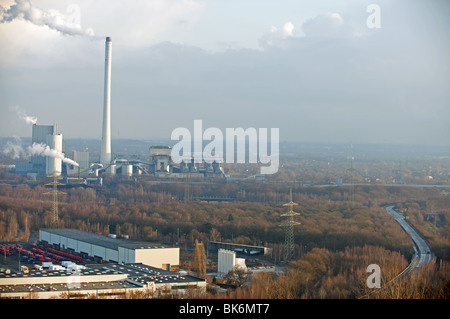 Kohle-Kraftwerk, Deutschland. Stockfoto