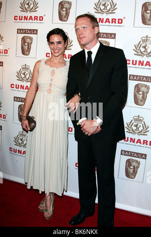 JENNIFER CONNELLY & PAUL BETTANY 16. jährlichen BAFTA/LA CUNARD BRITANNIA AWARDS Jahrhundert Stadt LOS ANGELES USA 1. November 2007 Stockfoto