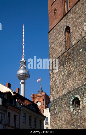 TV-Tower Berlin Deutschland Stockfoto