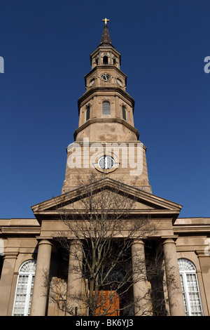 St. Phillips Episcopal Church, Charleston South Carolina-SC Stockfoto