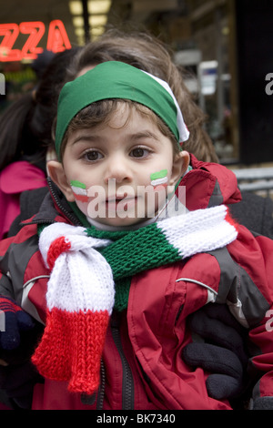 Jährliche persische (iranische) Parade auf der Madison Avenue in New York City. Stockfoto