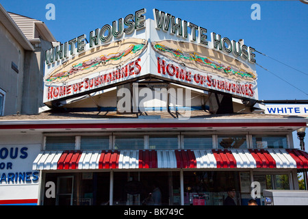 White House Submarine Sandwich Shop in Atlantic City, New Jersey Stockfoto