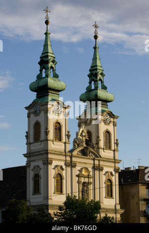 Innere Stadt-Pfarrkirche (Belvárosi Plébániatemplom) Stockfoto