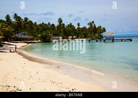 Pigeon Point Beach in Tobago, Trinidad Stockfoto