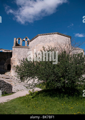 Die Abtei von Montmajour (12. Jahrhundert: Provence-Frankreich) Stockfoto