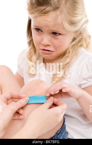 Verletzten Mädchen Stockfoto