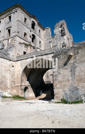 Die Abtei von Montmajour (12. Jahrhundert: Provence-Frankreich) Stockfoto