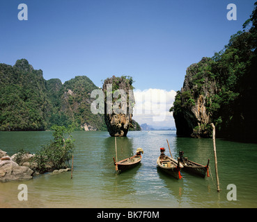 James Bond Insel, Phangnga Bucht, Thailand, Südostasien, Asien Stockfoto