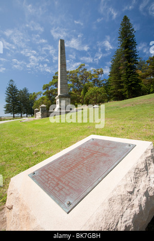 Botany Bay, der Landeplatz von Captain Cook, Sydney, Australien. Stockfoto