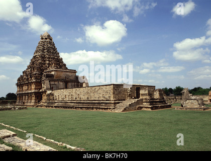 Die großen Chola Tempel, Gangaikondacholapuram, Tamil Nadu, Indien, Asien Stockfoto