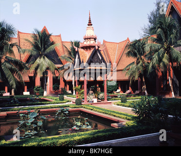 Nationalmuseum in Phnom Penh, Kambodscha, Indochina, Südostasien, Asien Stockfoto