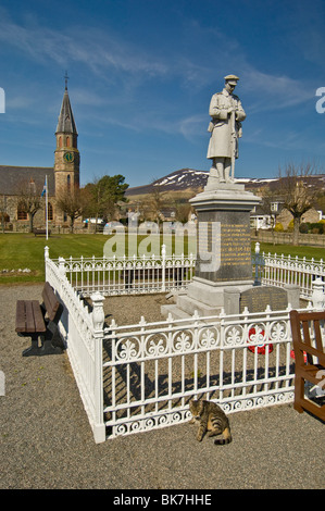 Rhynie Aberdeenshire ländlichen Land Bauerndorf. SCO 6142 Stockfoto