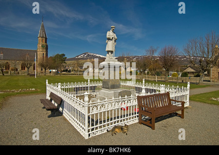 Rhynie Aberdeenshire ländlichen Land Bauerndorf.  SCO 6143 Stockfoto