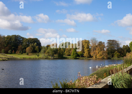 Parks und Gärten in Leeds Castle, Maidstone, Kent, England, Vereinigtes Königreich, Europa Stockfoto