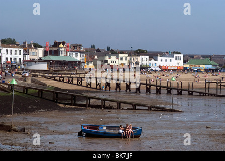 Southend Strand, Southend, Essex, England, Vereinigtes Königreich, Europa Stockfoto
